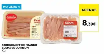 El Corte Inglés Filé de frango lusiaves promoção