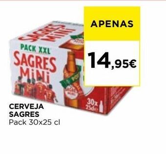 El Corte Inglés Cerveja sagres mini promoção