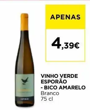 El Corte Inglés Vinho verde esporão promoção
