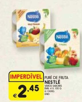 Meu Super Puré de frutas nestlé promoção
