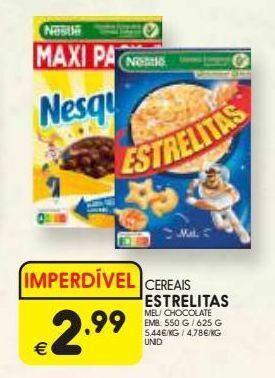 Cereais nestlé