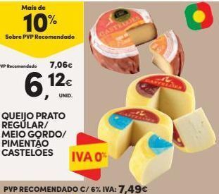Continente Bom dia Queijos castelões promoção
