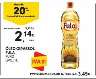 Óleo para fritar fula