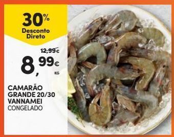 Continente Bom dia Camarão promoção