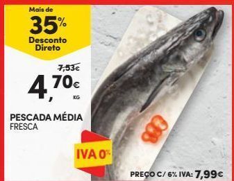 Continente Bom dia Peixe promoção