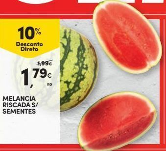Continente Bom dia Melancia promoção