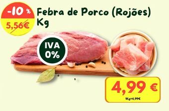 Ponto Fresco Carne suína promoção