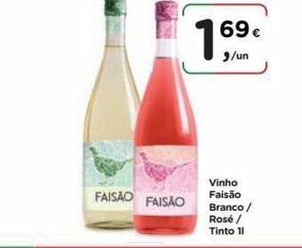 Aqui é fresco Vinhos faisão promoção
