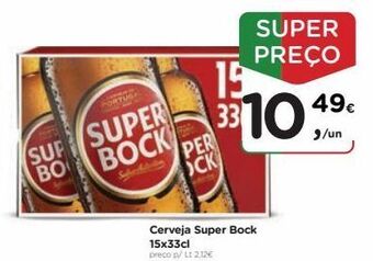 Aqui é fresco Cerveja super bock promoção