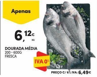 Continente Bom dia Dourada promoção