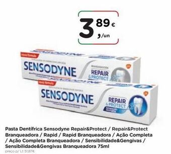 Pasta de dentes sensodyne