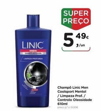 Aqui é fresco Shampoo linic promoção