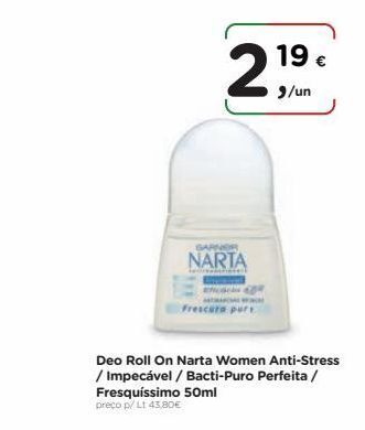 Desodorizante narta