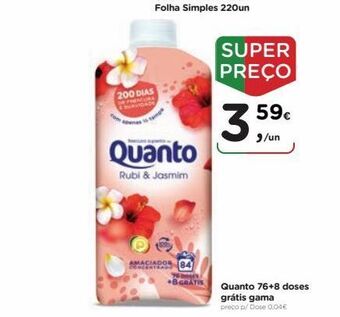 Amaciador quanto