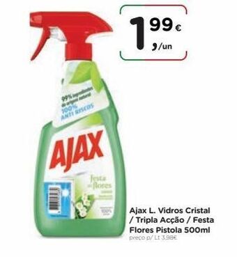 Limpador de vidro ajax