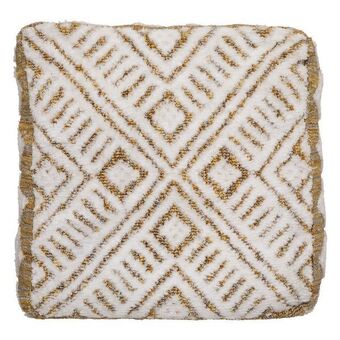 Hôma Coxim de chão miska tuft marfim 48x48cm promoção