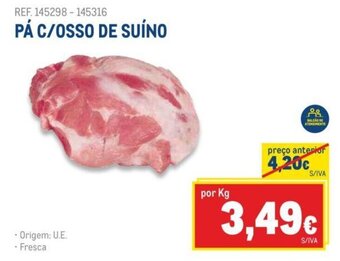PÁ C/OSSO DE SUÍNO