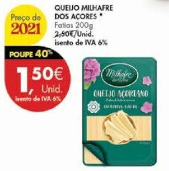 Pingo Doce QUEIJO MILHAFRE DOS AÇORES 200g promoção