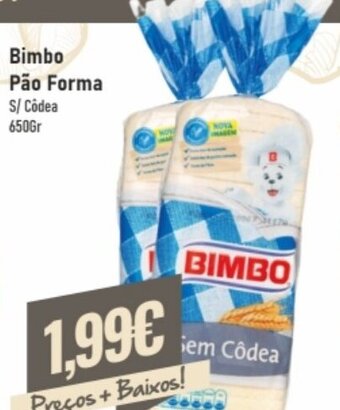 Bimbo Pão Forma S/Côdea 650gr