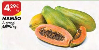 Pingo Doce MAMÃO A granel kg promoção