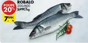 Pingo Doce ROBALO POUPE 200/600 kg promoção