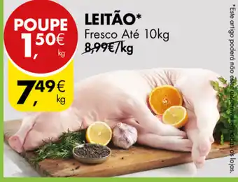 Pingo Doce Leitão 10kg promoção