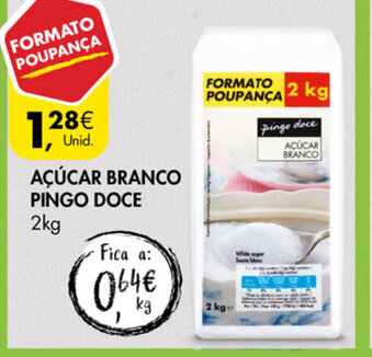 Pingo Doce Açúcar Branco Pingo Doce 2Kg promoção