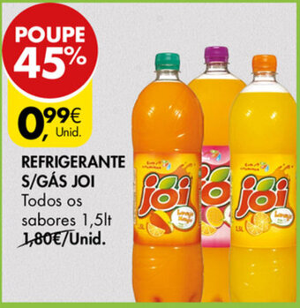 Pingo Doce Refrigerante S/Gás Joi 1,5lt promoção