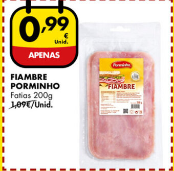 Pingo Doce Fiambre Porminho 200g promoção