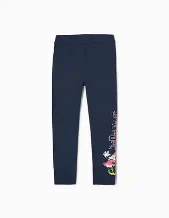 Zippy Leggings de algodão para menina 'minnie', azul escuro promoção