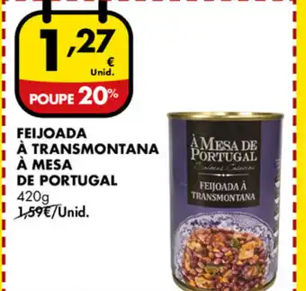 Pingo Doce Feijoada á Transmontana á Mesa de Portugal 420g promoção