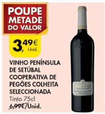 Vinho Península de Setúbal Cooperativa de Pegões Colheita Seleccionada 75cl