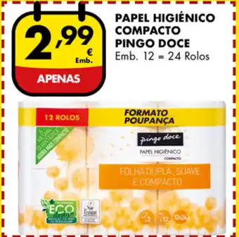 Papel Higiénico Compacto Pingo Doce