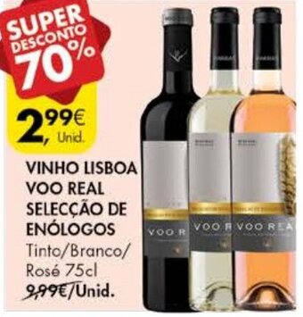 Pingo Doce Vinho Lisboa Voo Real Selecção de Enólogos 75cl promoção