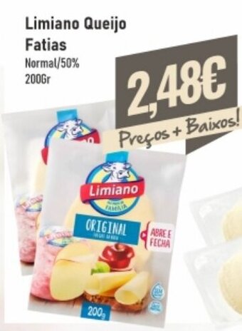 Belita Limiano Queijo Fatias Normal/50% 200Gr promoção