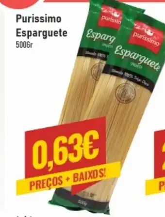 Belita Puríssimo Esparguete 500Gr promoção