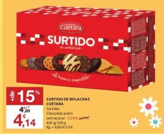 E.Leclerc Surtido de Bolachas Cuétara promoção