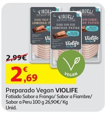 Auchan Preparado vegan violife promoção