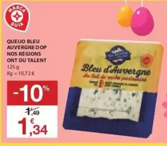 Queijo Blue Auvergne D OP Nos Régions ONT du Talent 125g