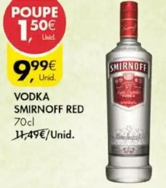 Pingo Doce Vodka Smirnoff Red 70cl promoção