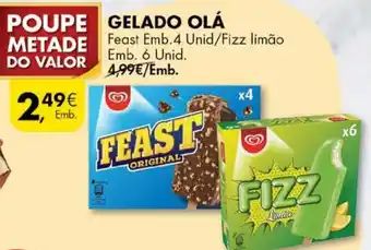 Gelado Olá 4unid/6unid