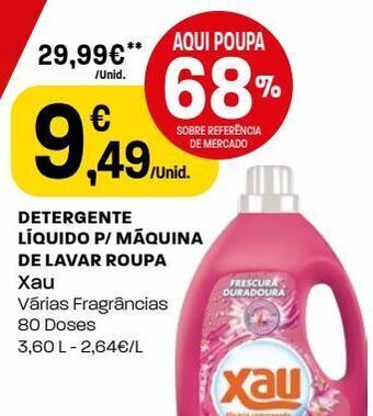 Detergente líquido xau