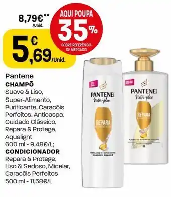 Intermarché Shampoo pantene promoção