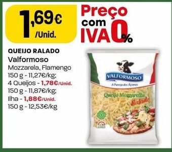 Intermarché Queijo ralado valformoso promoção