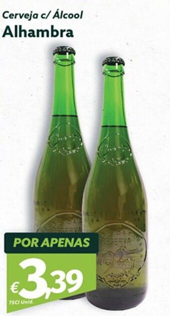 Roque Supermercados Cerveja c/ Álcool Alhambra promoção