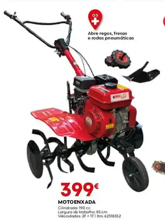 Bricomarché MOTOENXADA Cilindrada: 190 cc promoção