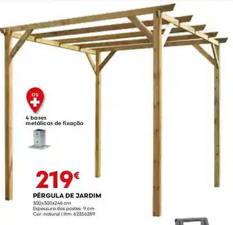 Bricomarché PÉRGULA DE JARDIM promoção