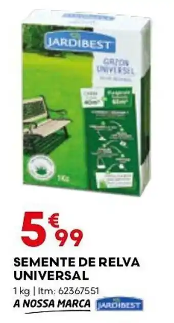 Bricomarché SEMENTE DE RELVA UNIVERSAL 1kg promoção