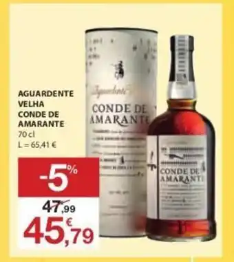 Aguardente Velha Conde de Amarante 70cl