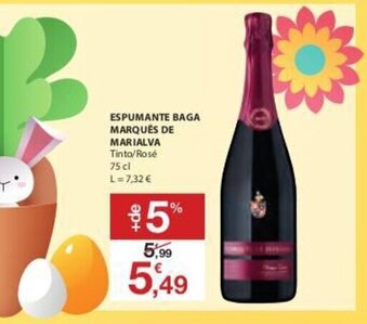 E.Leclerc Espumante Baga Marquês de Marialva 75cl promoção